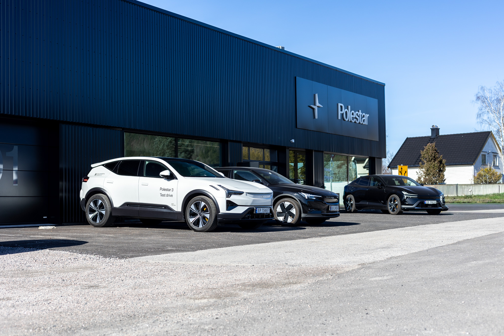Utvendig hos Polestar Porsgrunn