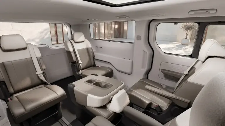 Baksetene i PV7 Passenger
