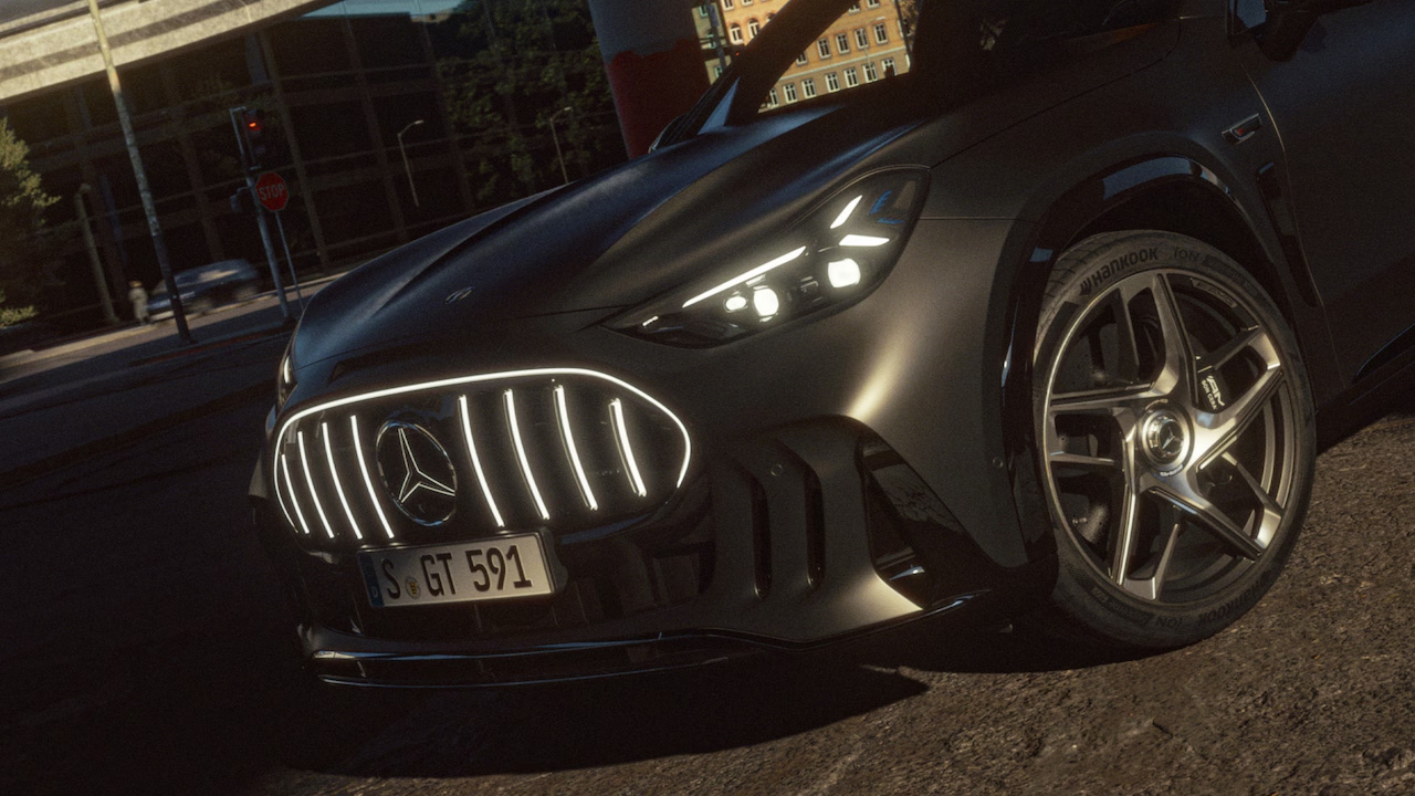 Utvendig grill av Mercedes-Benz-AMG GT SUV
